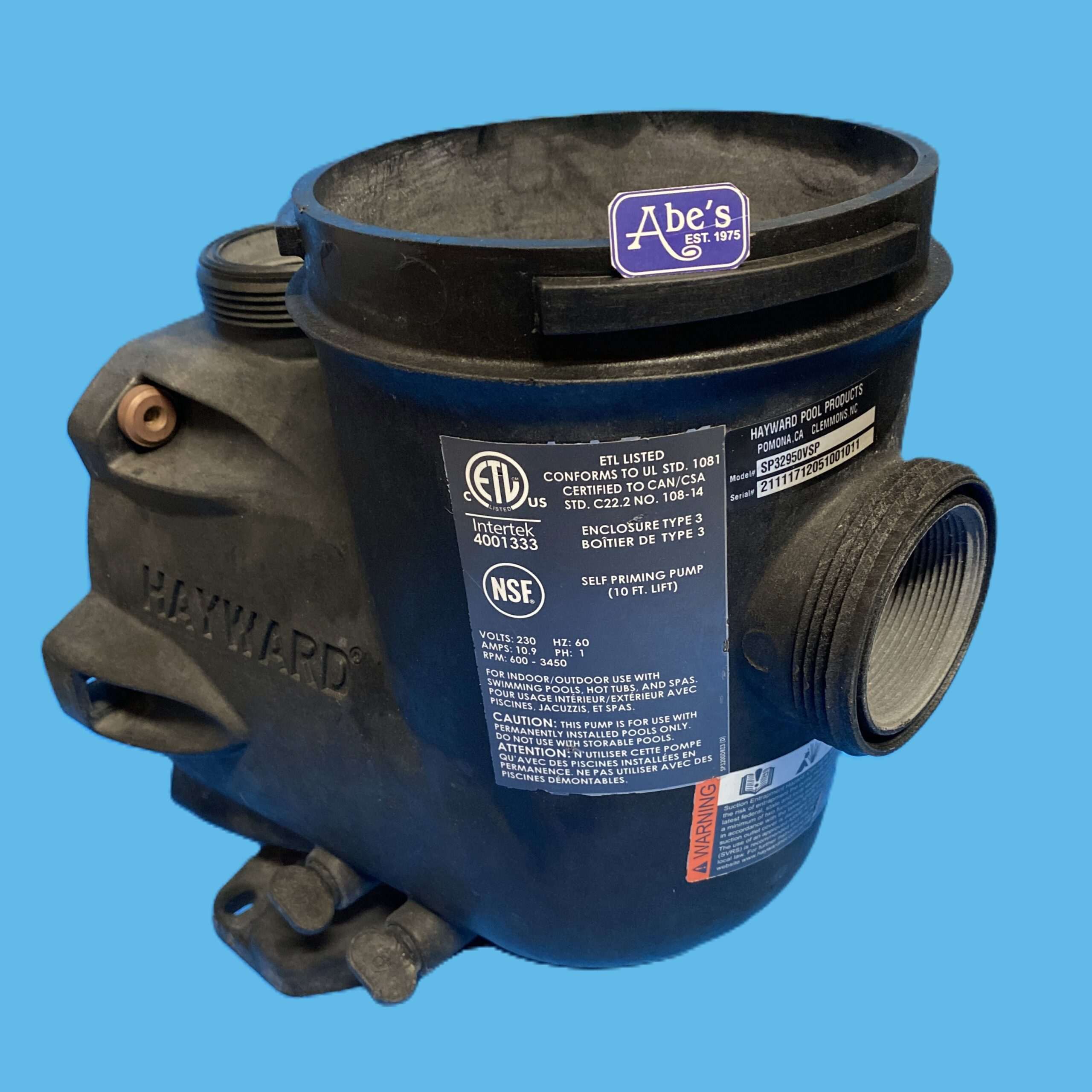 Joint Torique Hayward SPX3200T – Pour Pompe De Piscine Tristar | Pièce D’origine Noir En Caoutchouc – Étanche Et Durable