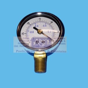 PIC 2" Dry Gauge SE-101D-204E │ 1/4NPT Brass Lower │ Affordable │ Hard to Find Drain, Skimmer & AutoFills? Find Hard to Find Parts at Abe's Pools & Spas