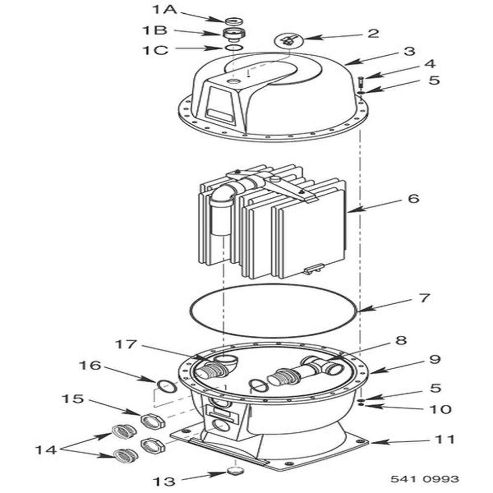 Pentair 23900 0019 Diagram | The Pentair 23900-0019 Element Grid Support 20" is designed for use with Sta-Rite DEP36 Vertical Pool and Spa D.E. Filters, ensuring optimal performance and longevity.