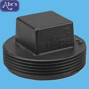 Discover the Nibco I177250 2" MIPT ABS Plug, perfect for sealing pipe ends in residential and commercial drain, waste, and vent systems. Durable and easy to install.