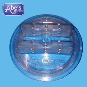 The Pentair 39101100 Maxim Lid - Clear is designed to secure the lid on Maxim pool and spa pumps, ensuring a tight seal and preventing leaks. This high-quality replacement part is essential for maintaining the efficiency and longevity of your pool and spa system.