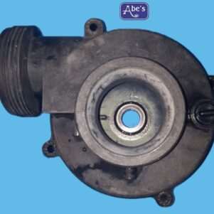 Balboa Vico 1215132 Wet End 2HP, a used pump part for hot tubs and spas, showing its 2-inch connections and impeller.