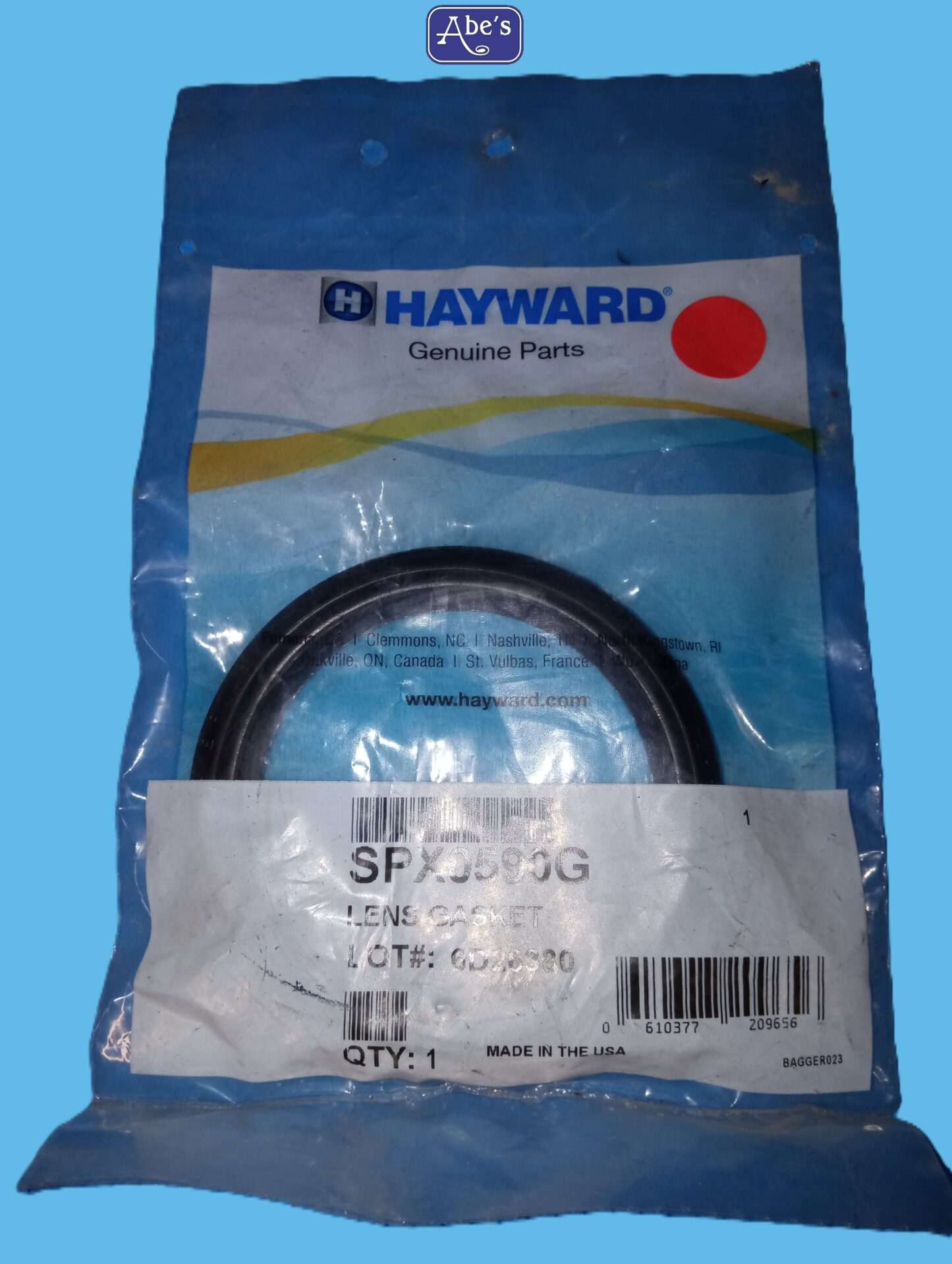 Hayward SPX0590G Lens Gasket Hayward SPX0590G Lens Gasket