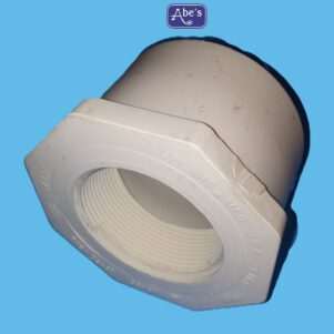 Spears 838-338 Schedule 80 PVC Reducing Bushing 3" Spigot x 2" FNPT